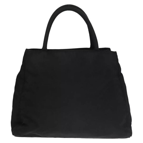 PRADA Hand Bag Nylon Black Auth - Picture 2 of 16